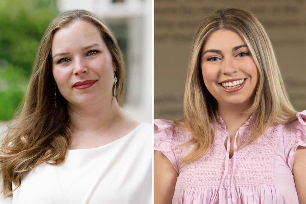Emily Chazen and Ivanka Canzius
